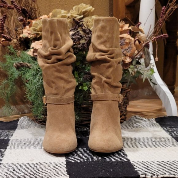 Womens Alex Marie Suede Boot, 8.5, Light Brown/Tan - Picture 2 of 5